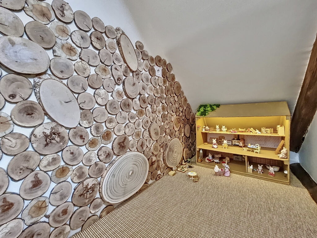 La Cabane de Martin - Mur en bois